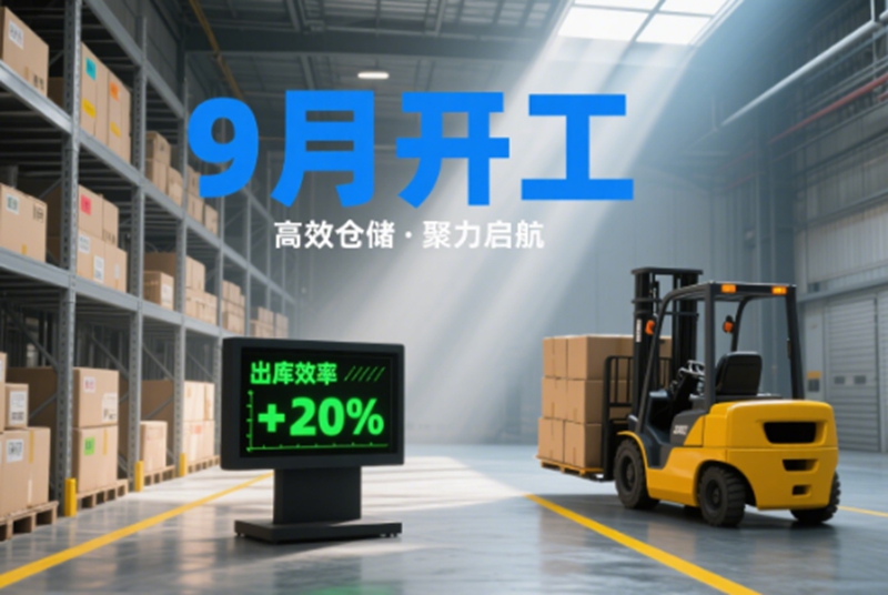 金秋 9 月开新局，仓储仓储高效履约再提快